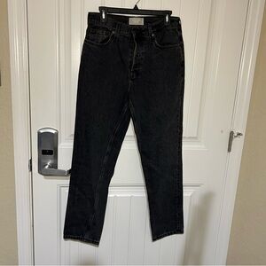 Everlane The 90s Cheeky Black Button Up Jeans Size 28 Regular